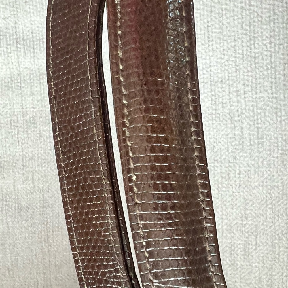 Vintage JH Saks Fifth Avenue Suede and Lizard Hand Bag - Picture 5 of 9